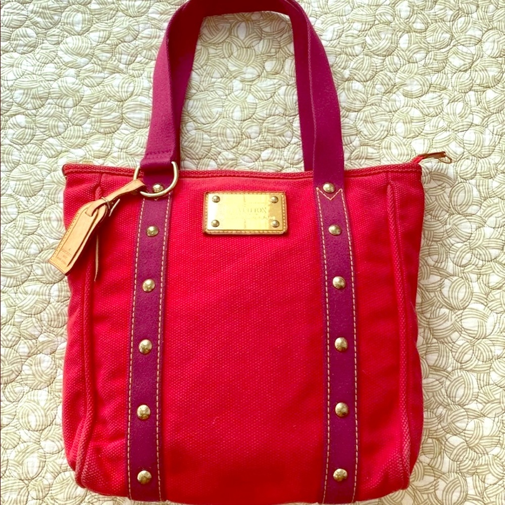 SOLD Auth Louis Vuitton Cabas Antigua MM Handbag